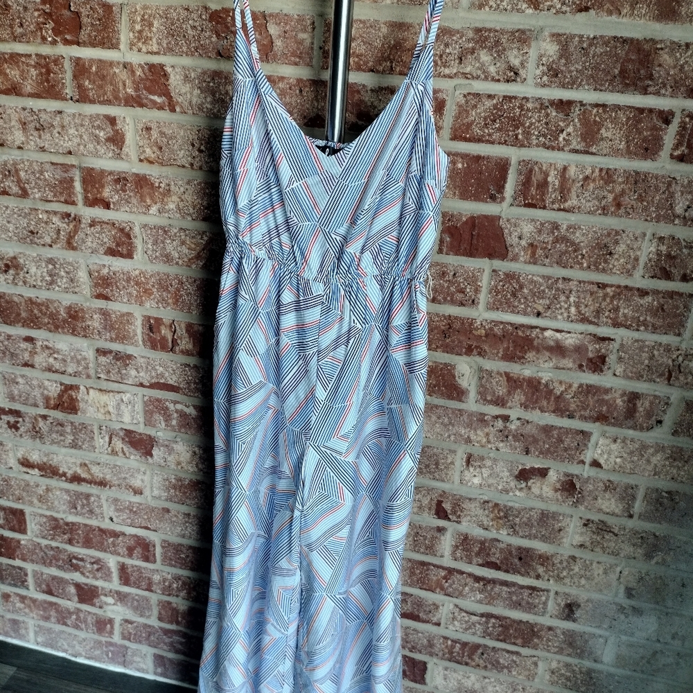 Lulus White Multi-Striped Wide Leg Jumpsuit - Picture 4 of 10